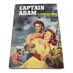 Captain Adam 1953 Donald Barr Chidsey HC DJ Book‎ Club Edition
